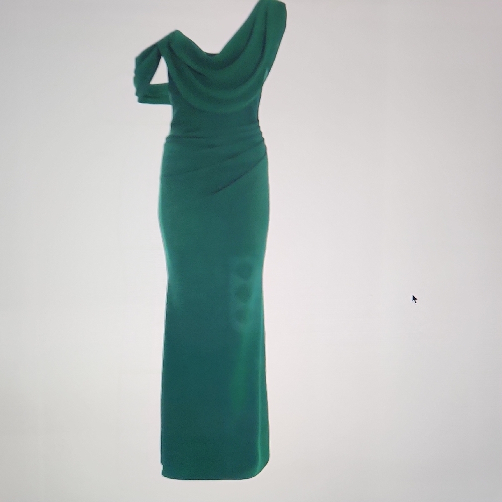 Quiz Chiffon Asymmetric Maxi Dress - Picture 4 of 13